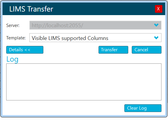 LIMS transfer SCIEX OS